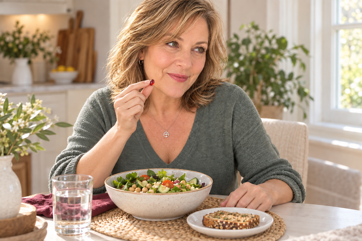 Illustrative meal scene with Vera &amp; Sage